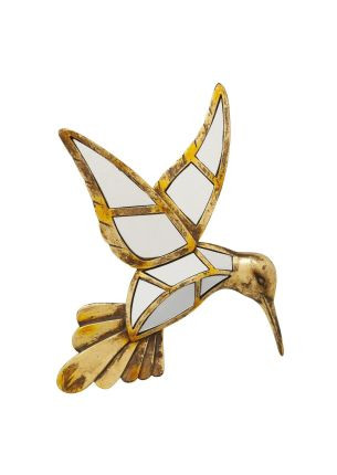 Dekoracja ścienna z lusterkiem Hummingbird KARE Design