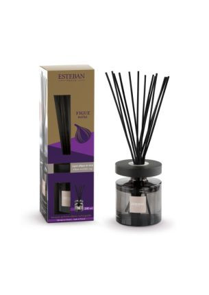 Dyfuzor zapachowy z patyczkami (200 ml) Figue noire Esteban
