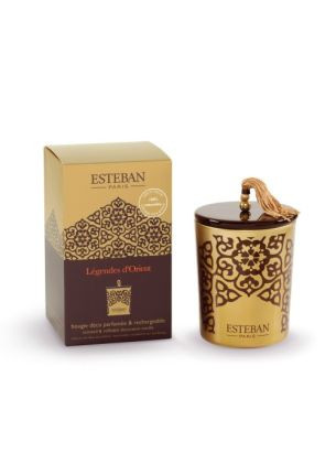 Świeca zapachowa (180 g) Légendes d'orient + ceramiczna przykrywka Esteban