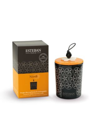 Świeca zapachowa (180 g) Neroli + ceramiczna przykrywka Esteban