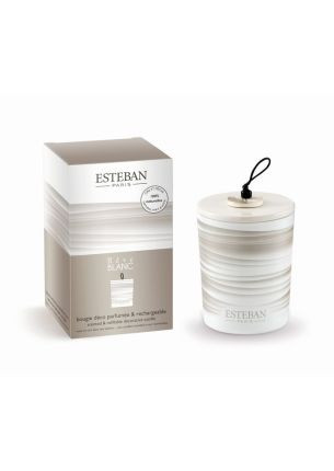Świeca zapachowa (180 g) Rêve blanc + ceramiczna przykrywka Esteban