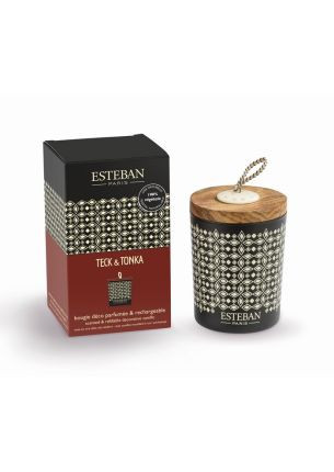 Świeca zapachowa + ceramiczna przykrywka (180 g) Teck & Tonka Esteban
