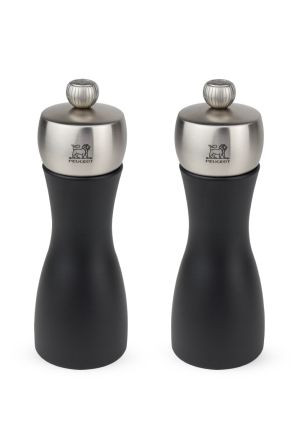 Zestaw 2 młynków do soli i pieprzu (15 cm, czarny) Peugeot