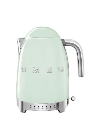 Czajnik elektryczny z regulacją temperatury 1,7 l (pastelowa zieleń) 50's Style SMEG