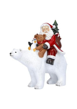 Mikołaj na niedźwiedziu polarnym Timstor