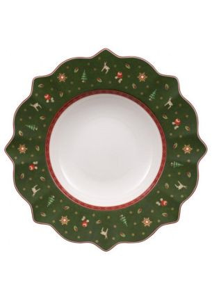 Talerz głęboki (zielony) Toy’s Delight Christmas Villeroy & Boch