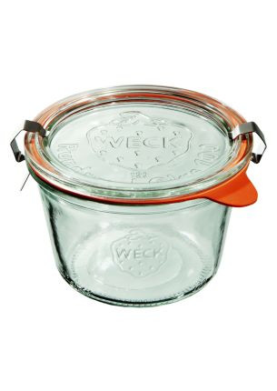 Słoik z pokrywką, uszczelką i zapinkami 370 ml (6 szt.) Weck