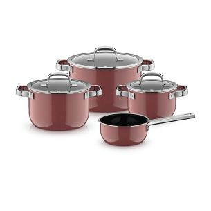 Zestaw 4 naczyń Rose Quartz Fusiontec Mineral Pro WMF