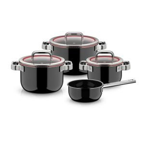 Zestaw 4 naczyń (czarnych) Fusiontec Function Pro WMF