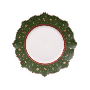 Talerz płaski (zielony) Toy’s Delight Christmas Villeroy & Boch