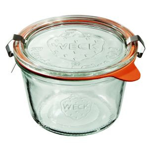 Słoik z pokrywką, uszczelką i zapinkami 370 ml (6 szt.) Weck