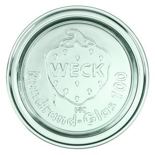 Pokrywka szklana do słoików 100 mm (6 szt.) Weck