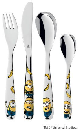 Zestaw sztućców dla dzieci Minionki WMF